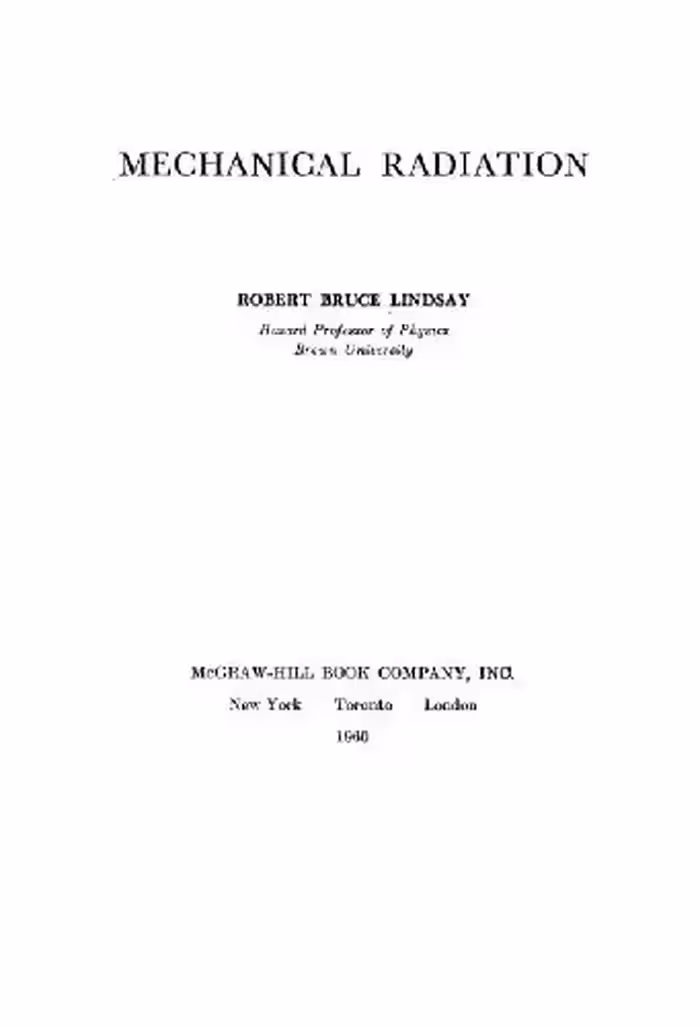 خرید و دانلود نسخه کامل کتاب Mechanical radiation