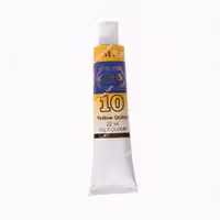 رنگ روغن 22 میل تکرنگ کامران مدل Yellow Ochre 10