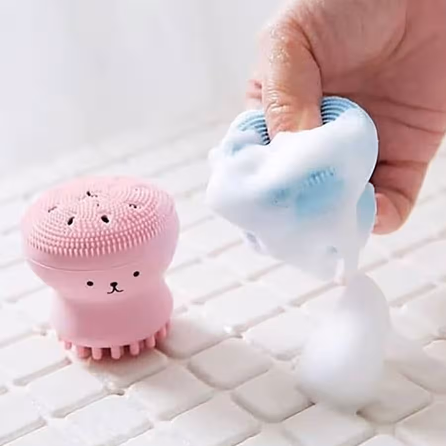 فیس واش عروسکی سیلیکیونی 