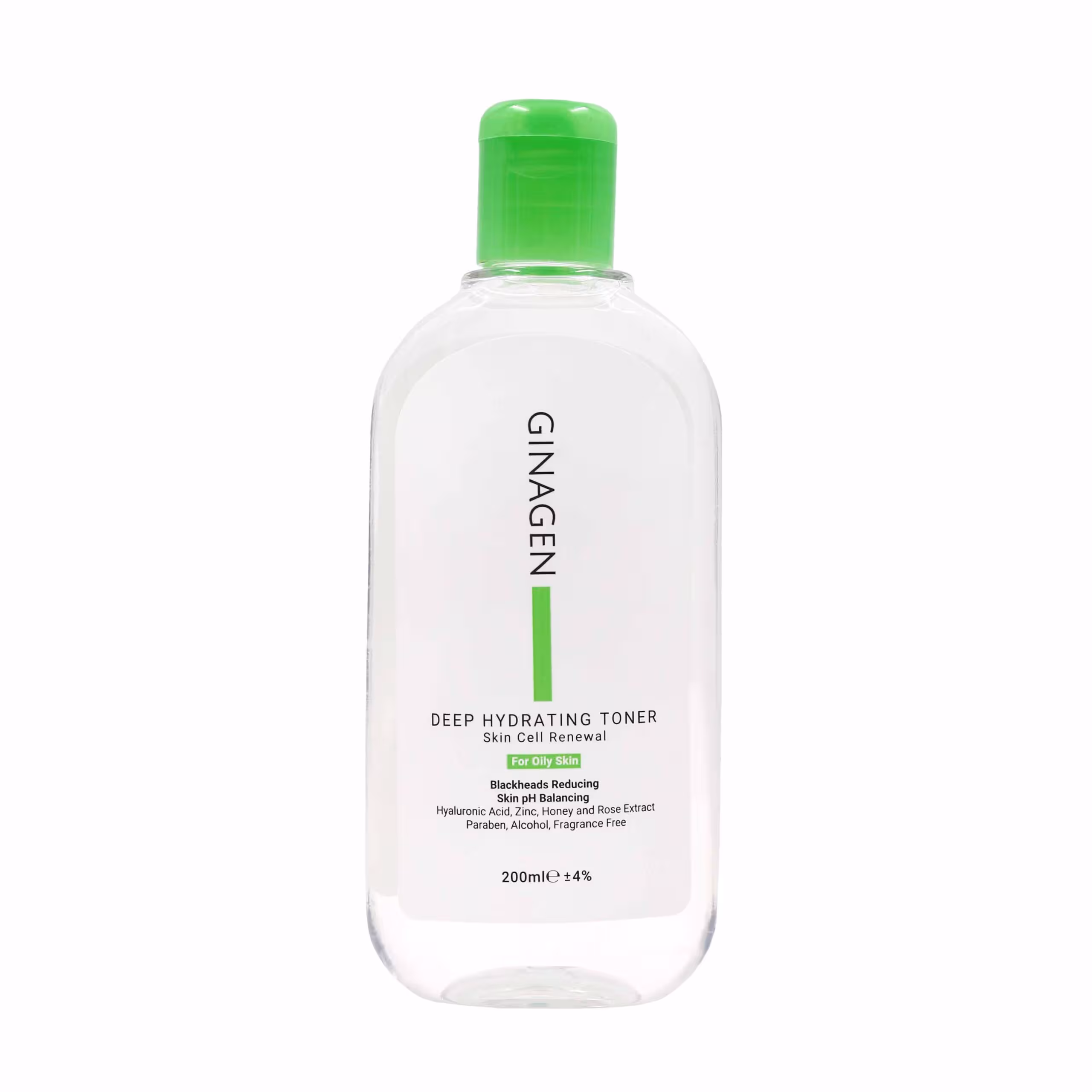 تونر رطوبت رسان پوست چرب GINAGEN ا Ginagen Deep Hydrating Toner For Oily Skin 200ml