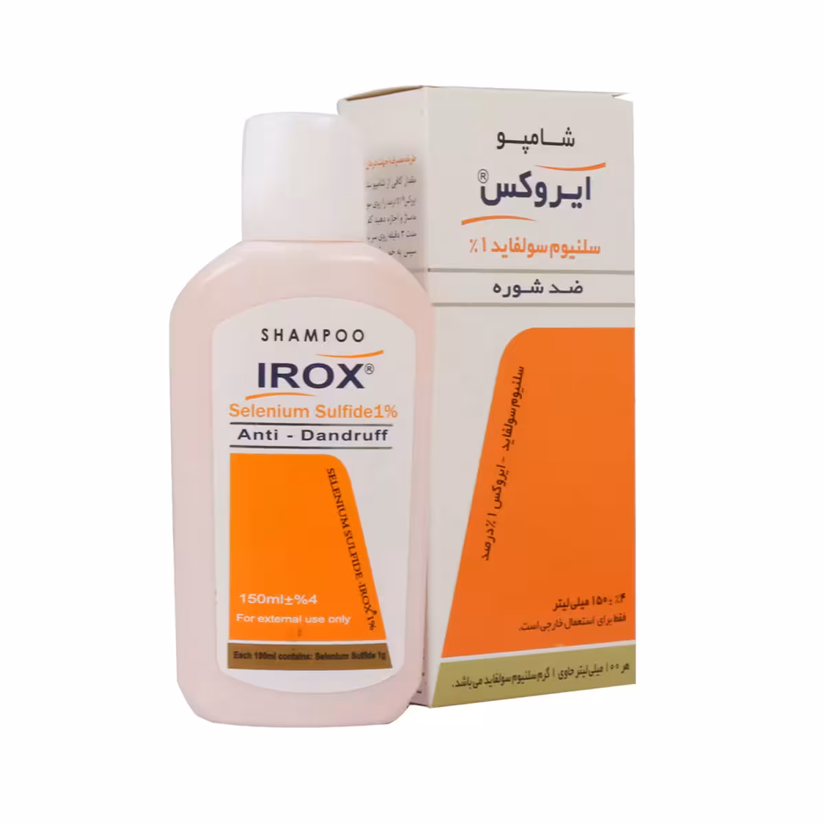 شامپو سلنیوم سولفاید 1 درصد حجم 150 میلی لیتر ایروکس