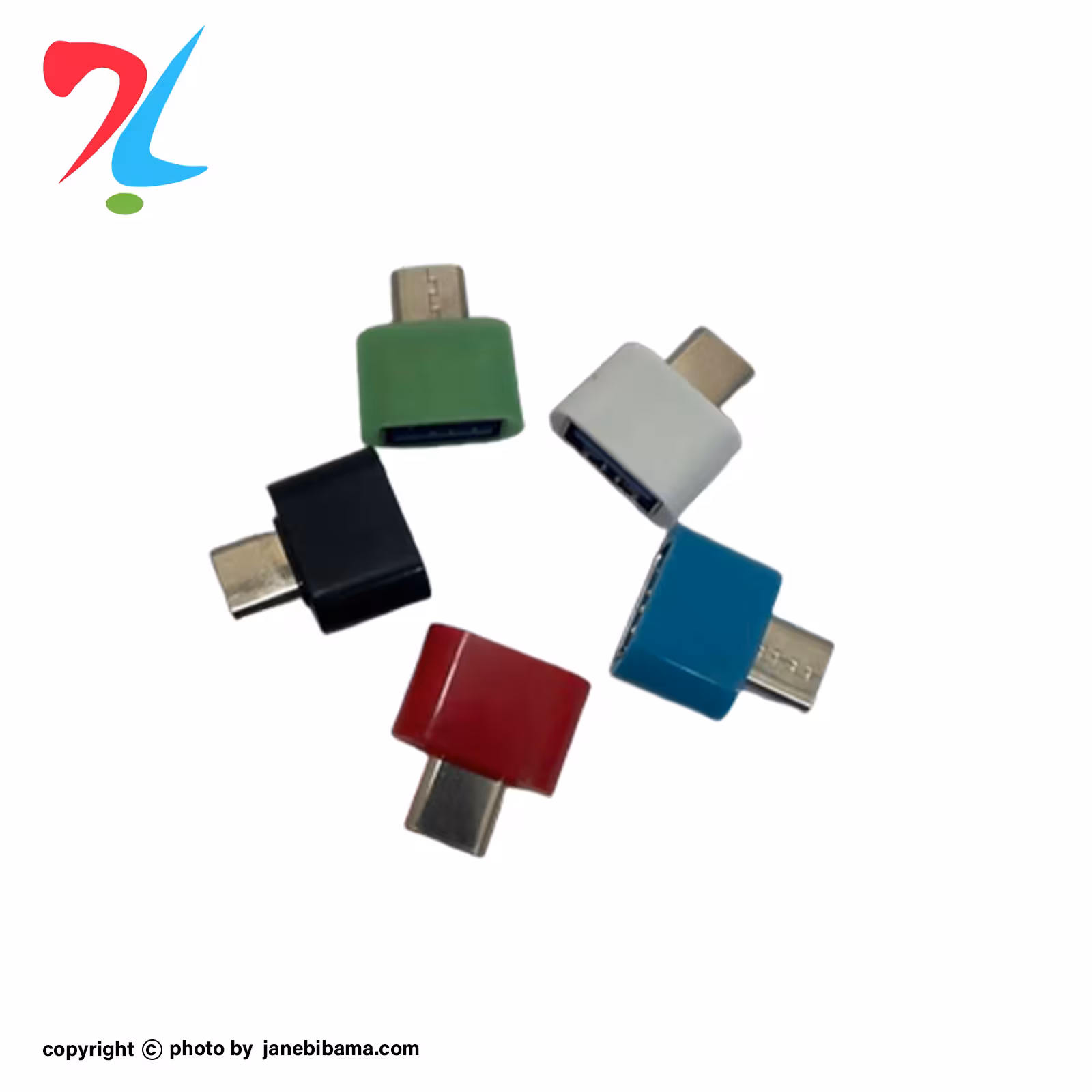 تبدیل او تی جی OTG تایپ سی type c USB بدنه پلاستیکی - مشکی