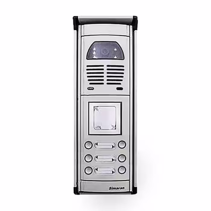 پنل آیفون تصویری کارت خوان 6 واحدی فوژان سیماران مدل VFC6/N