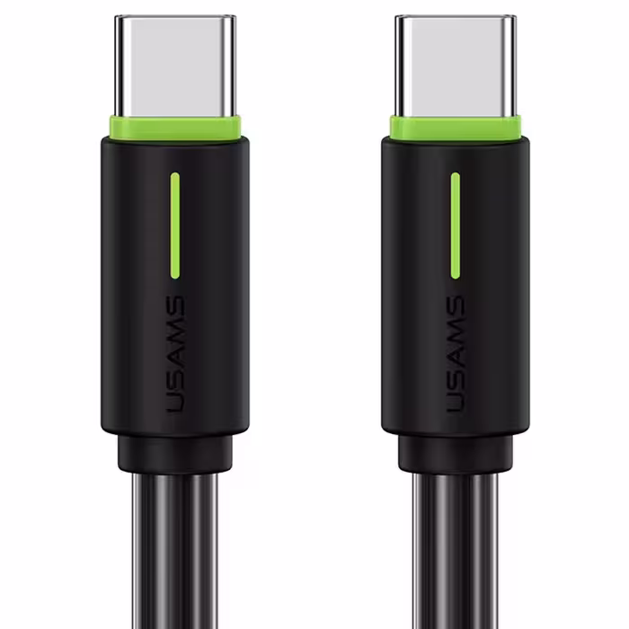 کابل شارژ USB-C به USB-C یوسمز مدل SJ734 طول 1 متر توان 60 وات