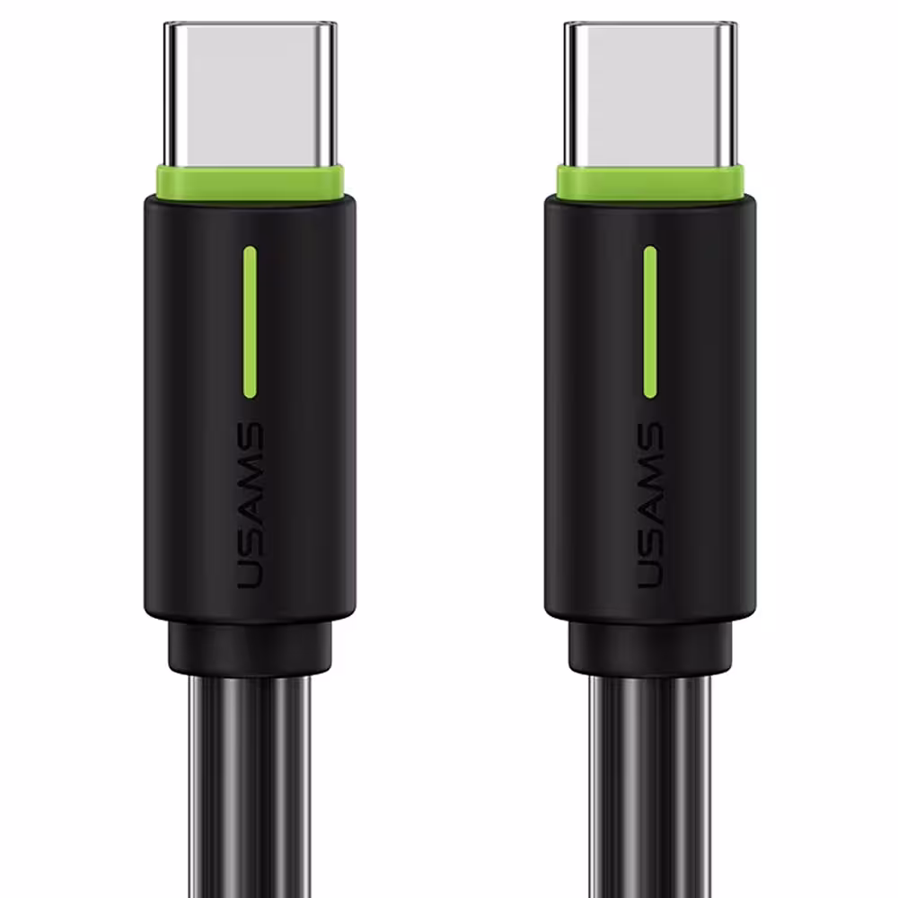 کابل شارژ USB-C به USB-C یوسمز مدل SJ734 طول 1 متر توان 60 وات