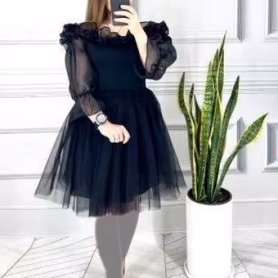 پیراهن شب زنانه مدل لباس مجلسی عروسکی