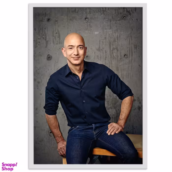 تابلو نوری بکلیت مدل طرح جف بزوس jeff bezos مدل بک لایت W-s1907