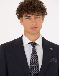 کت و شلوار مردانه سرمه ای پیرکاردین