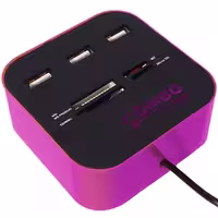 کارت خوان و هاب سه پورت USB2 مدل COMBO