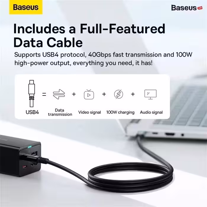 شارژر رومیزی 67 وات بیسوس مدل CCGP110201