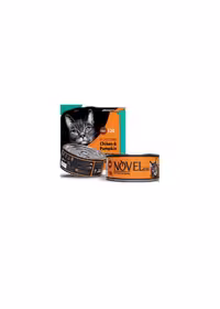 کنسرو نوول (Novel) گربه با طعم مرغ و کدو حلوايي 120 گرمي