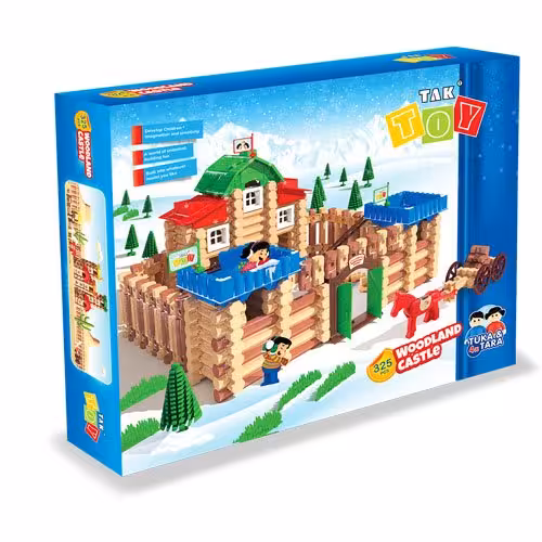 قلعه جنگلی 325قطعه تک توی بازی فکری ساختنی کودک