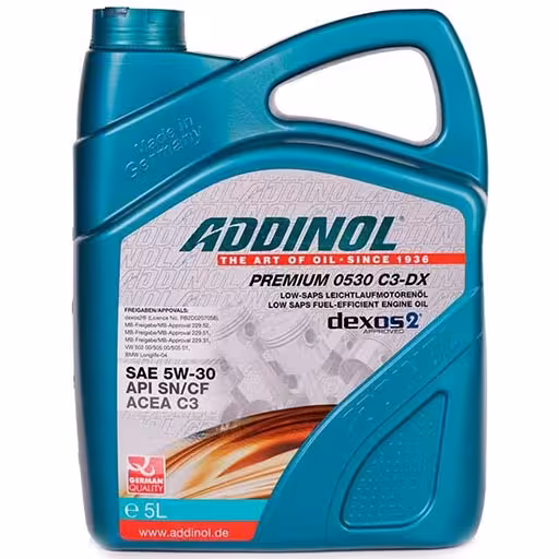 خرید روغن موتور ادینول 5w30 sp مدل premium 0530 c3-dx تمام سینتتیک حجم پنج لیتر | اتوموبی