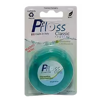 نخ دندان معمولی کلاسیک کلرهگزیدین نازک سبز 50 متر پی فلوس Pfloss