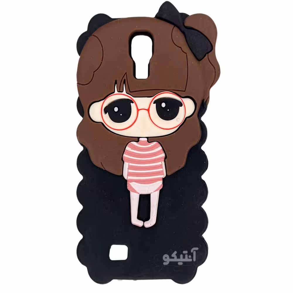 قاب عروسکی سیلیکونی دخترانه مناسب برای Samsung S4-کد1206