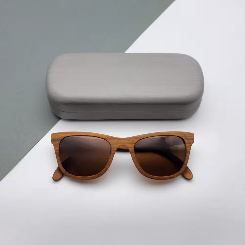 عینک چوبی دست‌ساز میدو مدل O030