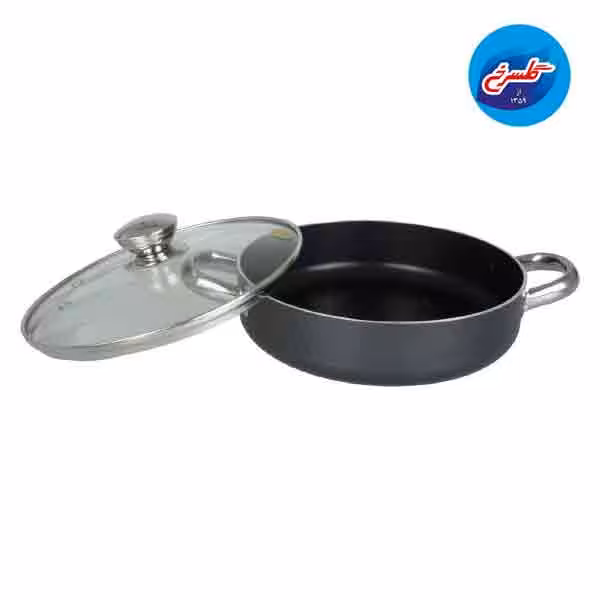 تابه ظرفیران سایز 28 دودسته استیل
