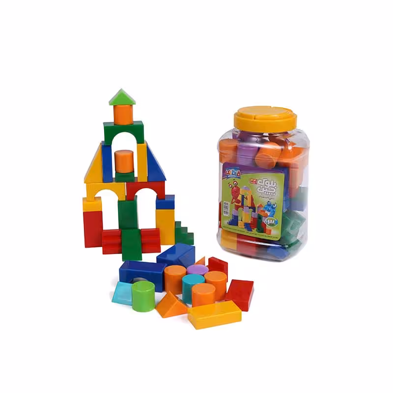 بازی بلوک چین شیشه ای ( 44 قطعه) قلقلک