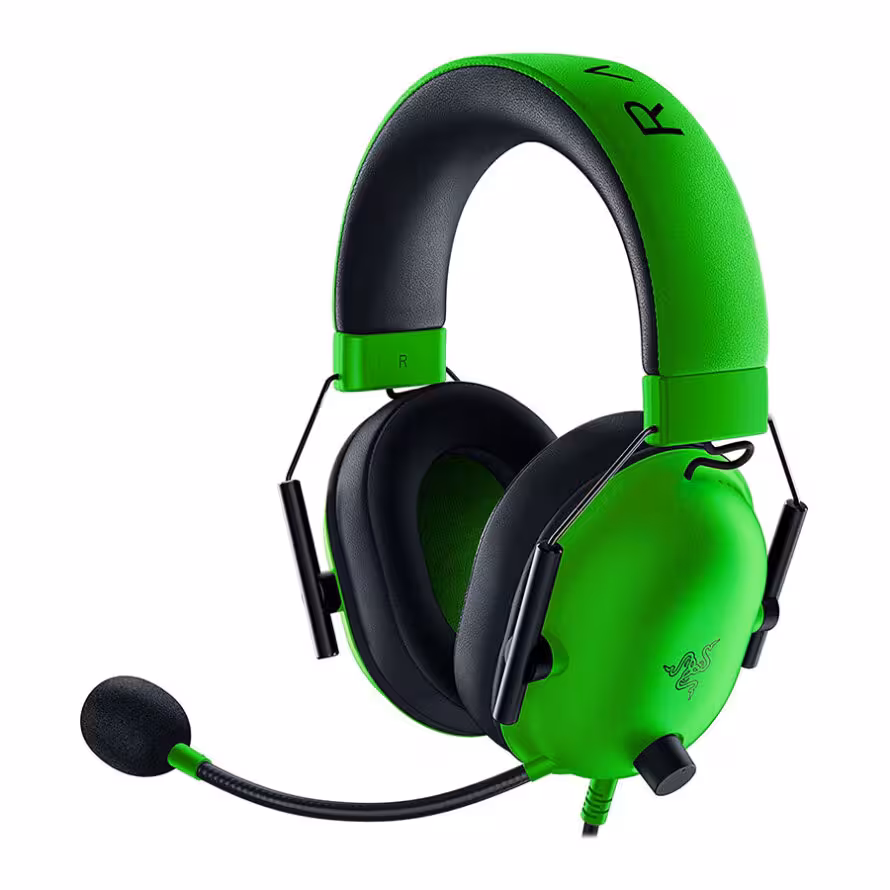 هدست ریزر BlackShark V2 X Green