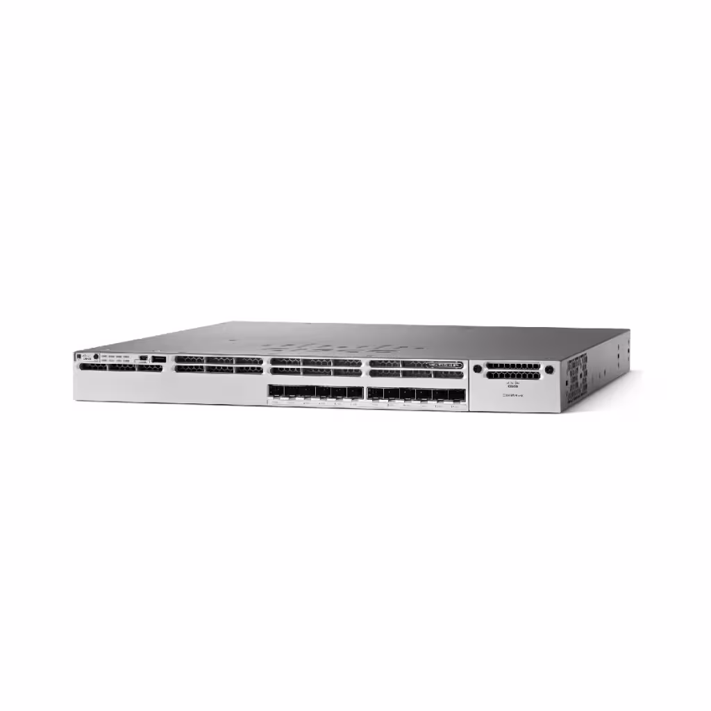 قیمت و خرید سوییچ شبکه 12 پورت SFP سیسکو مدل C3850-12XS-S | نت ران