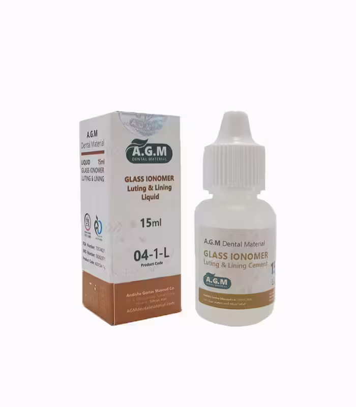 مایع گلاس لوتینگ ای جی ام – AGM Glass Ionomer Luting liquid
