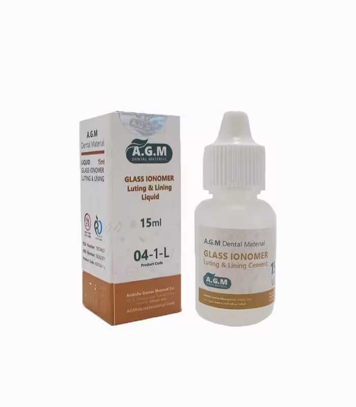 مایع گلاس لوتینگ ای جی ام – AGM Glass Ionomer Luting liquid