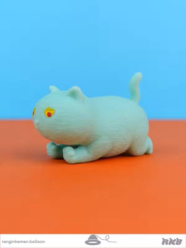 فیجت گربه پاستیلی خامه ای cat fidget