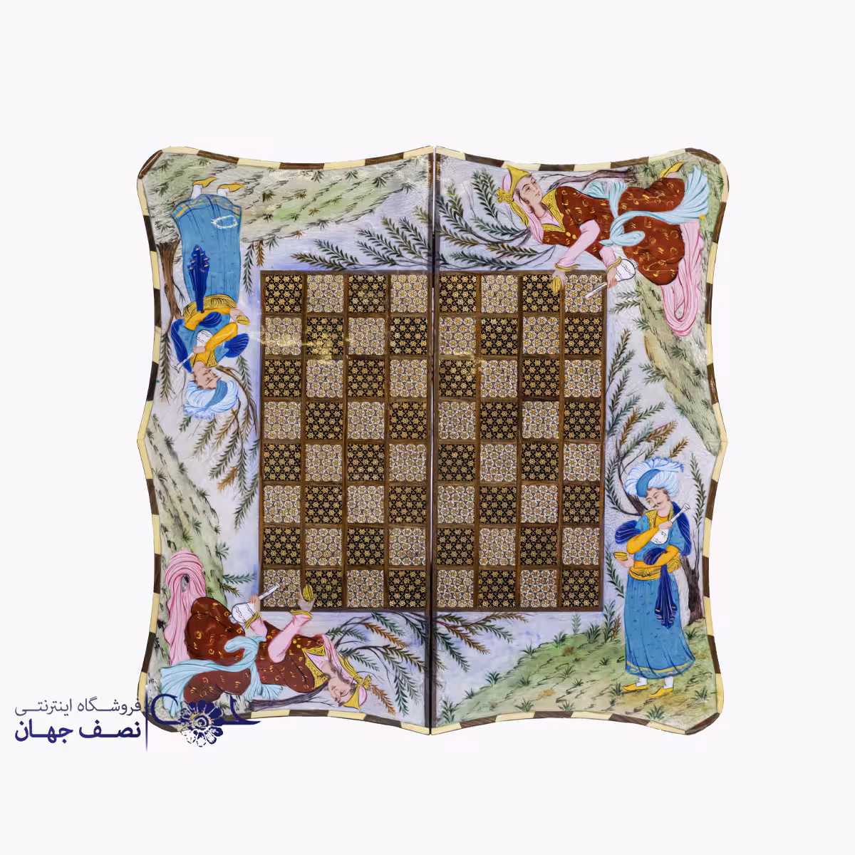 تخته نرد وشطرنج خاتم کدdl503