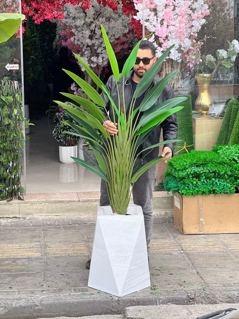 گل مصنوعی پرنده بهشتی ارتفاع 160