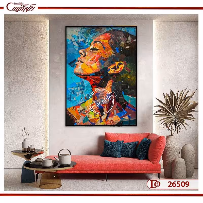 تابلوی چهره رنگی R26509