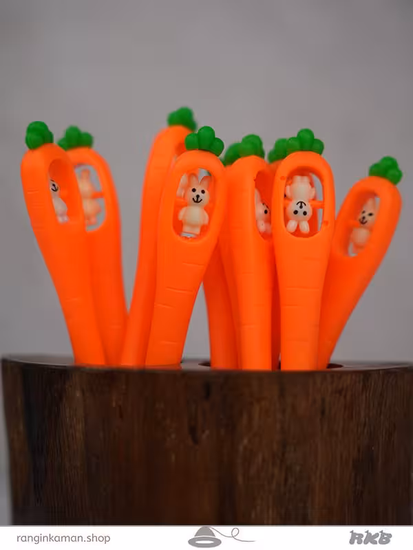 روان نویس طرح هویج و خرگوش Carrot and rabbit cartoonist