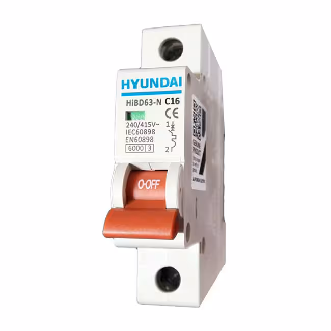 فیوز مینیاتوری تک فاز 16 آمپر هیوندای مدل BN12