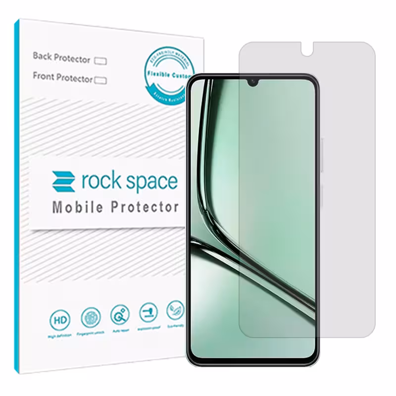 گلس ریلمی Note 60x مدل نانو هیدروژل شفاف برند راک اسپیس کد S