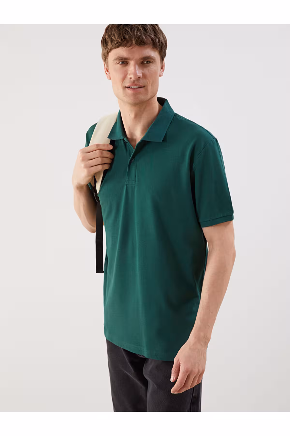 تی شرت سبک خود را به ما واگذار کنید | آستین کوتاه POLO YAKA PIKE MEN T SHIRT LC Waikiki