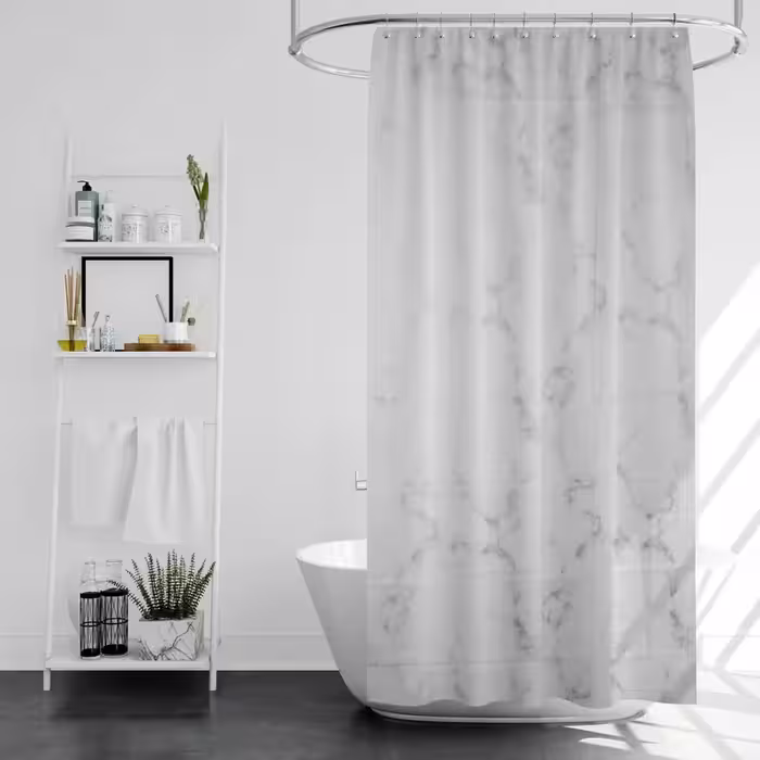 پرده حمام پیسو مدل BZ-58 سایز 180×200 سانتی متر