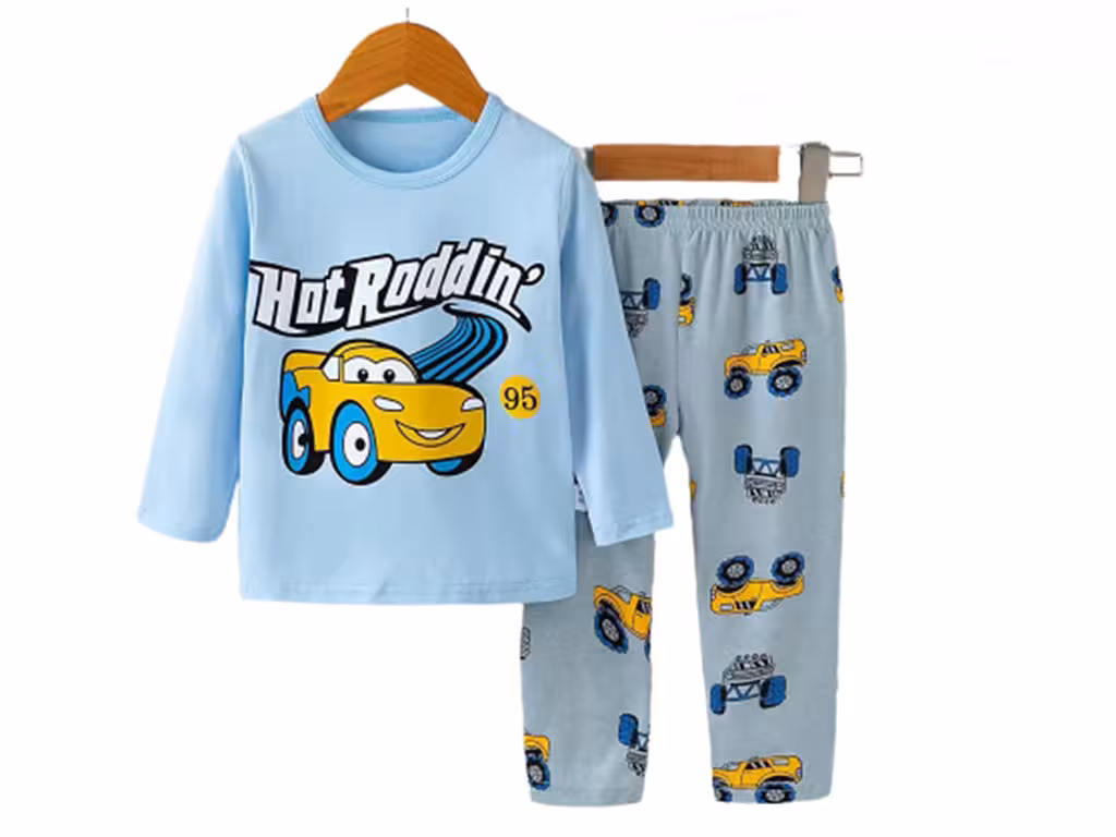 بلوز و شلوار راحتی پسرانه طرح مک کوئین