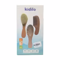 شانه برس 3 تیکه کودک کیدیلو Kidilo چوبی