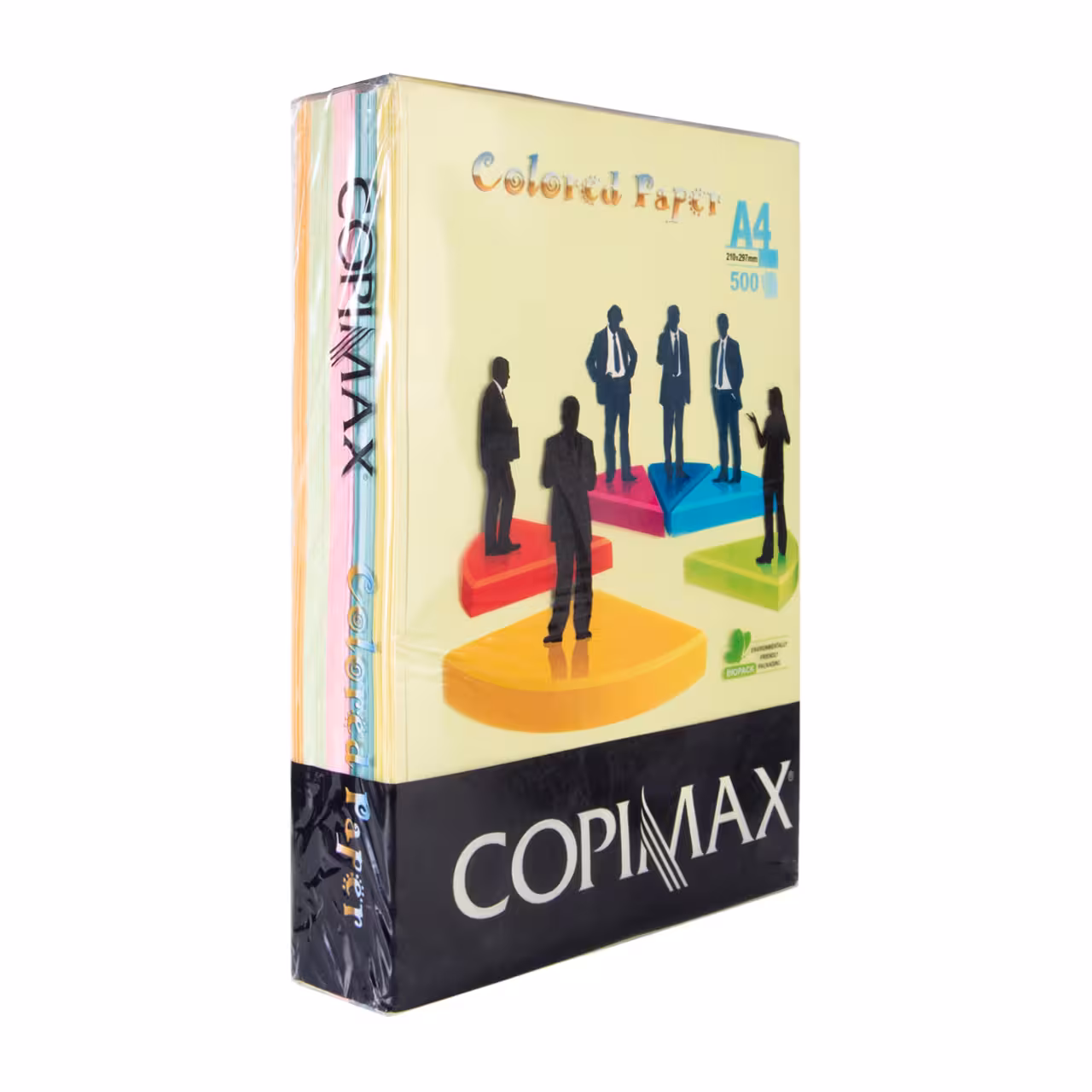 کاغذ رنگی کپی مکس سایز A4 بسته 500 عددی