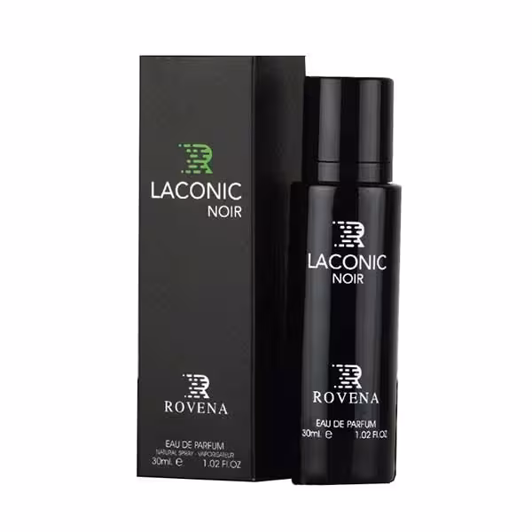 عطر جیبی مردانه روونا لاکونیک نویر حجم 30 میلی لیتر