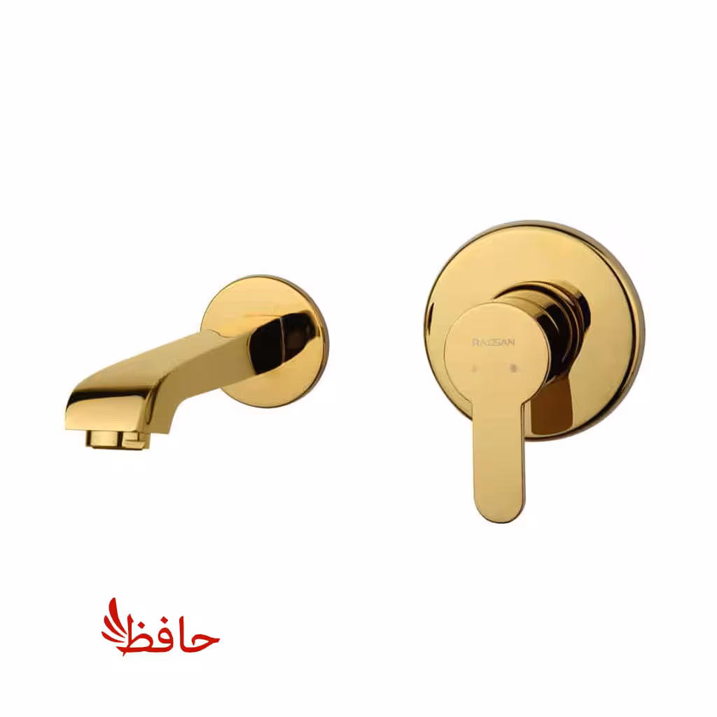 شیر روشویی توکار راسان مدل ویوات تنسو طلایی