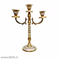 شمعدان 3 شاخه برنجی