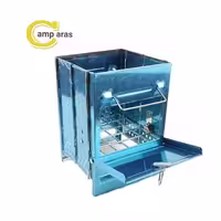 فایر باکس استیل هیزمی تاشو مدل FIREBOX F-17  - کمپ آراس