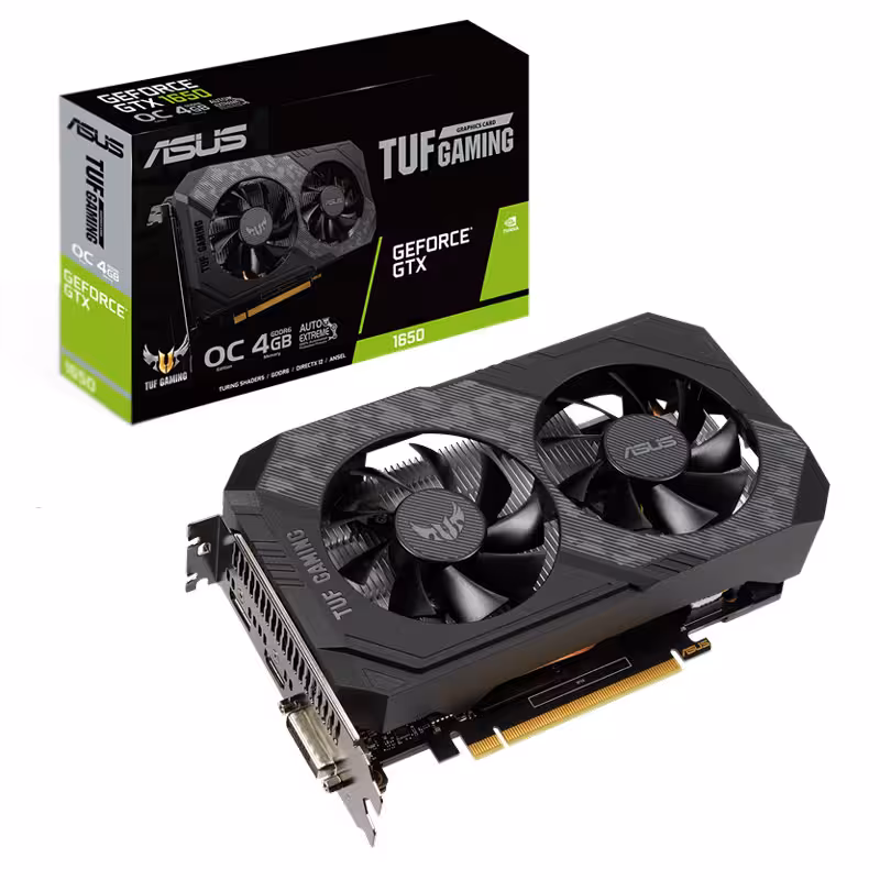 کارت گرافیک ایسوس سری TUF Gaming مدل GeForce GTX1650 OC با ظرفیت 4 گیگابایت