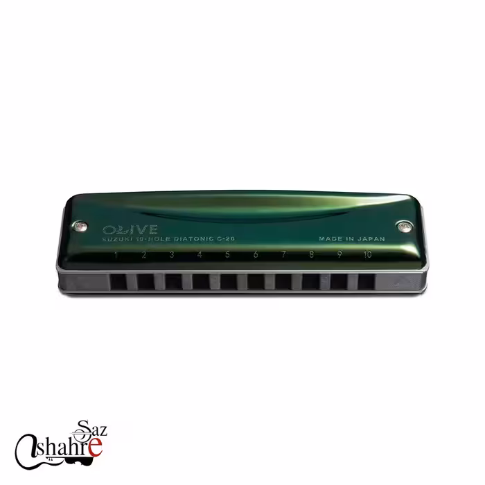 سازدهنی دیاتونیک OLIVE 10 HOLE سوزوکی مدل C-20C