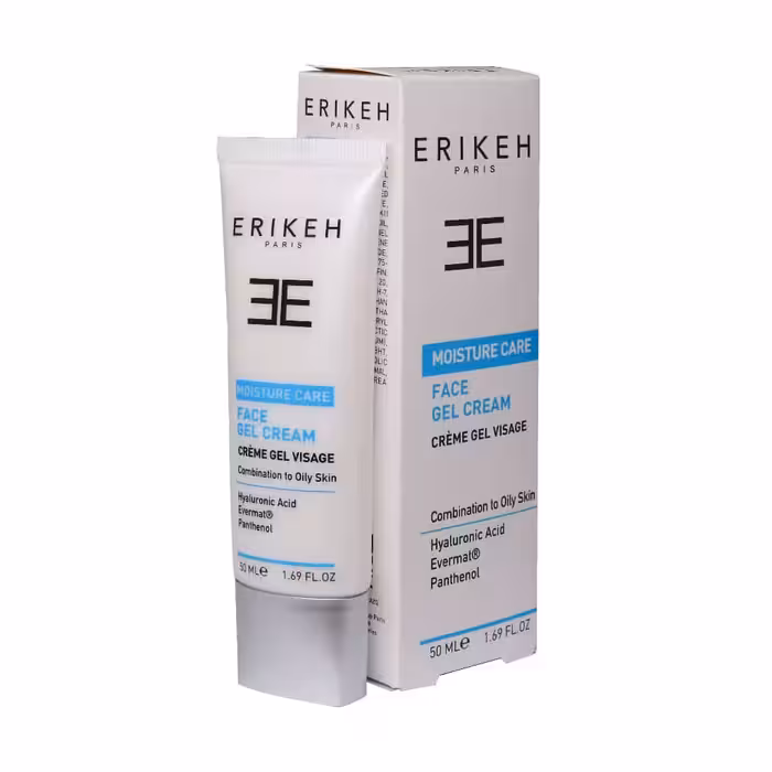 ژل کرم مرطوب کننده اریکه مناسب پوست چرب و مختلط 50 میلی لیتر Erikeh Moisture Care Gel Cream 50 ml