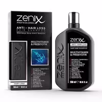 شامپو تخصصی ضد ریزش زنیکس zenix ترکیه حاوی مولتی ویتامین و پروبیوتیک حجم 250 میل