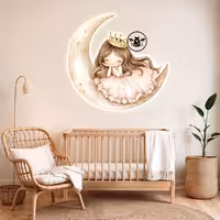 پنل نوری طرح پرنسس و یونیکورن