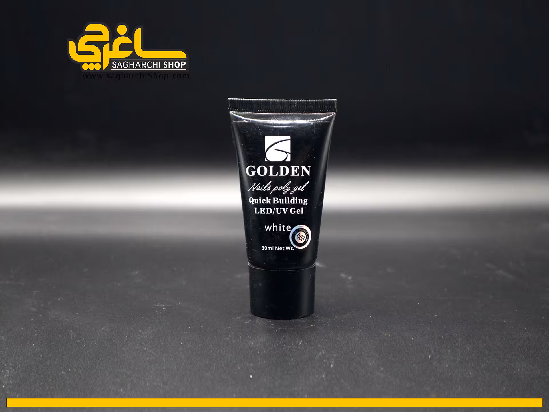 پلی ژل 30گرم گلدن Golden سفید گچی