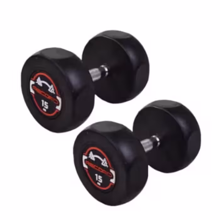 دمبل گرد وزن 15 کیلوگرم round dumbbell