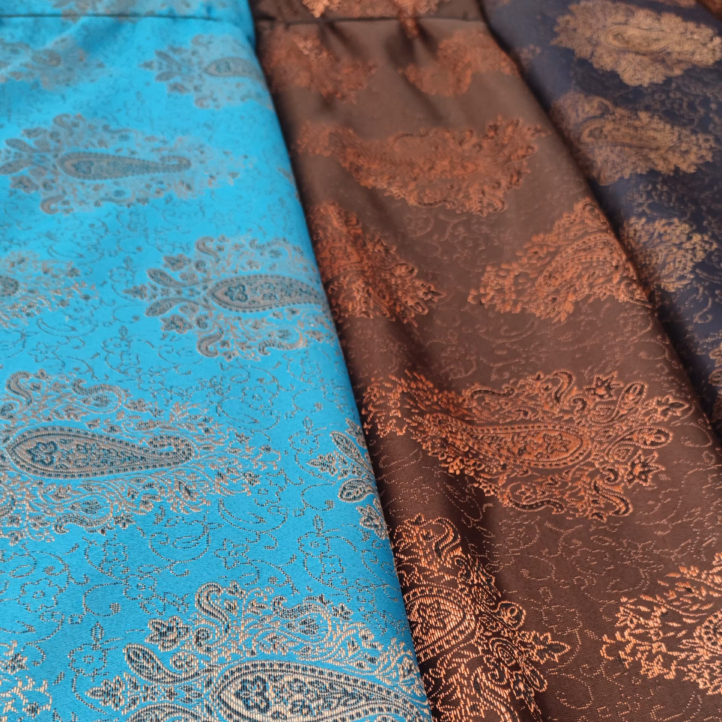 پارچه ترمه سوسنی رنگبندی